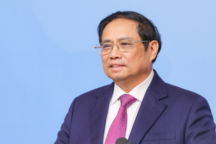 Thủ tướng nêu rõ, WHO dự báo đại dịch chưa kết thúc và tình hình dịch bệnh còn diễn biến phức tạp, do đó, chúng ta phải tiếp tục thúc đẩy ngoại giao vaccine. Ảnh: VGP