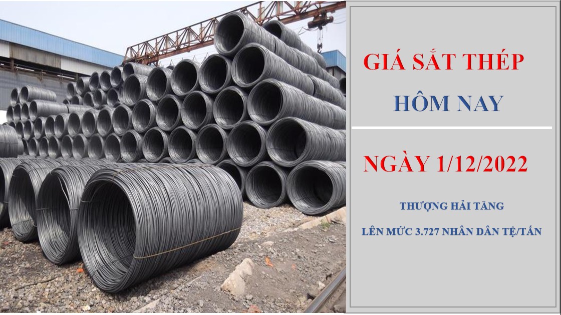 Giá sắt thép hôm nay 1/12/2022: Duy trì đà tăng trên Sàn Thượng Hải