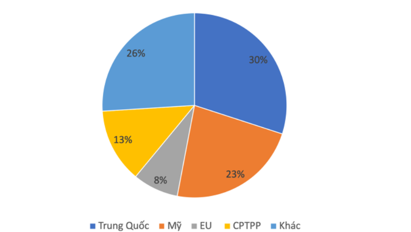 Cơ cấu thị trường tiêu thụ cá tra của Việt Nam Cơ cấu thị trường tiêu thụ cá tra của Việt Nam