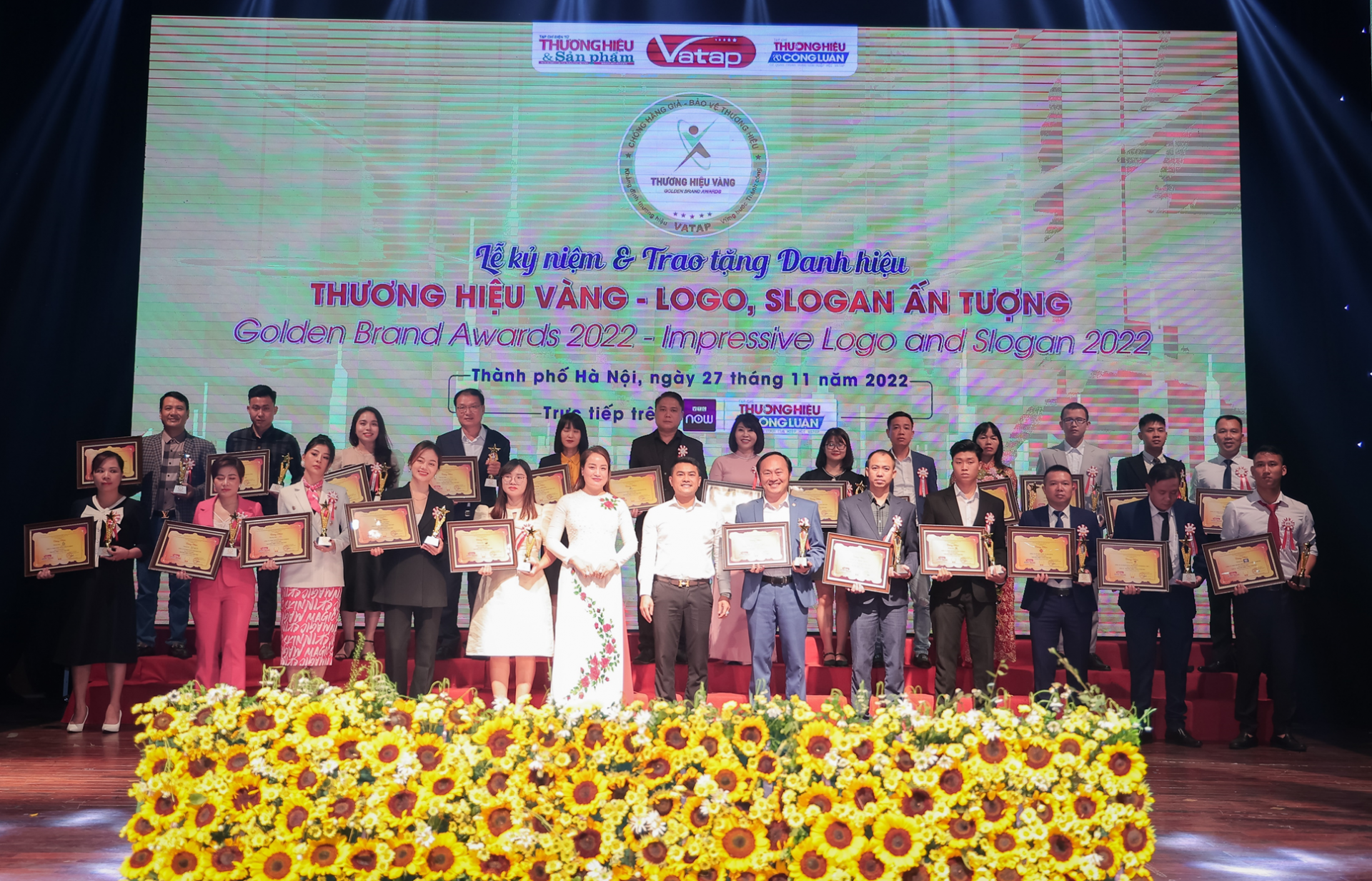 Các doanh nghiệp được vinh danh Thương hiệu vàng - Golden Brand Awards 2022.