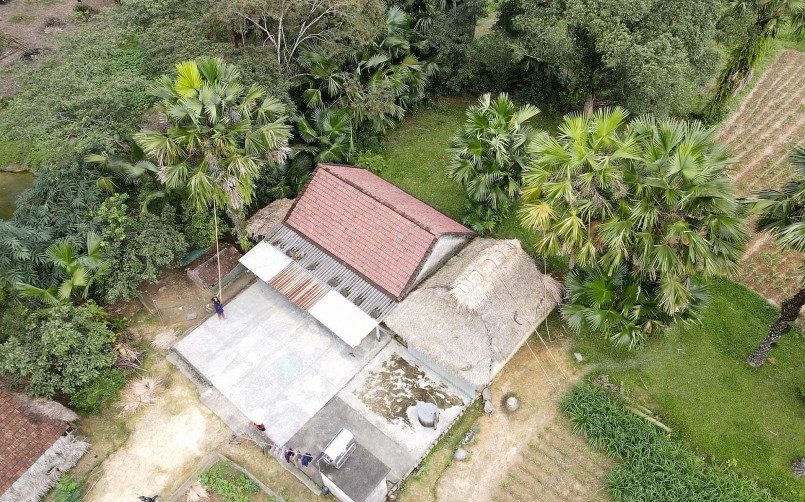 Bà Nguyễn Thị Tị ở xã Thanh Thịnh (Thanh Chương) cho biết, hàng năm, những cây cọ trong vườn nhà đều cho quả ngon. Cây có quả nhiều nhất mỗi mùa thu hái được 70 kg. Theo bà Tị, tháng 11 âm lịch, trời rét đậm, cọ mới béo, khi đó mới thu hoạch, nếu hái sớm cọ còn chát, nếu hái muộn quả sẽ bị sâu nhiều. Ảnh: Huy Thư