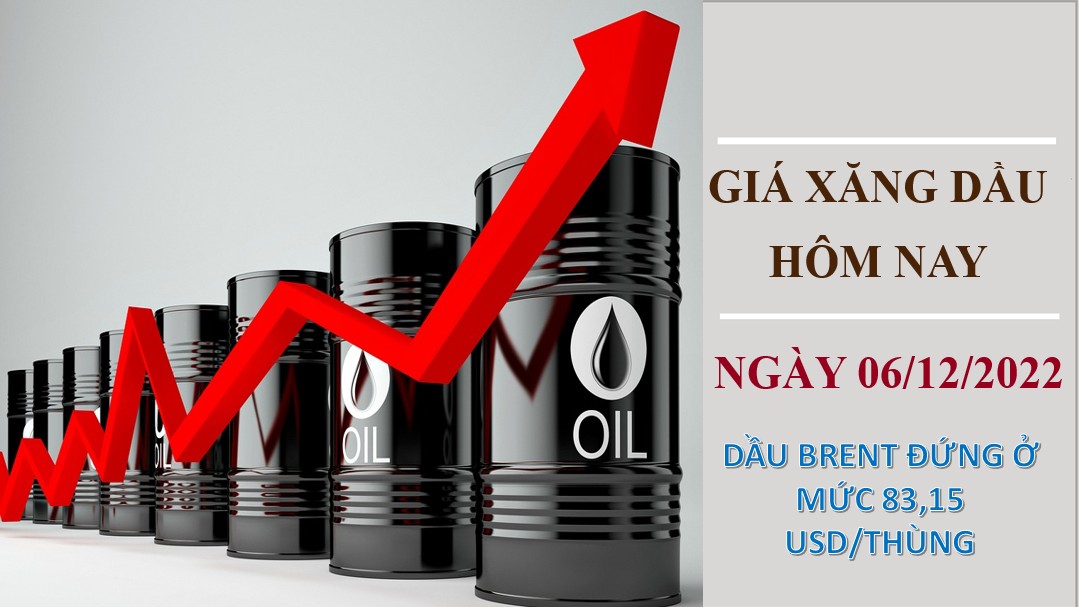 Giá xăng dầu hôm nay 6/12/2022: Giá dầu thô lấy lại đà tăng