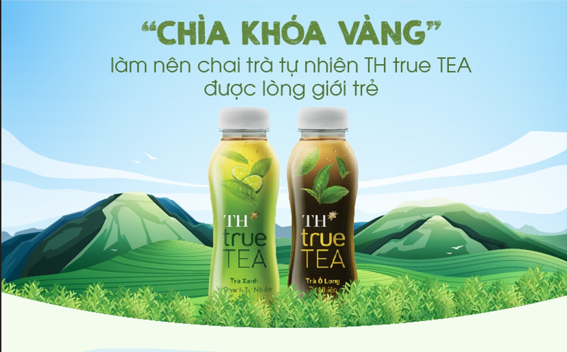 "Chìa khóa vàng" làm nên chai trà tự nhiên TH true TEA được lòng giới trẻ