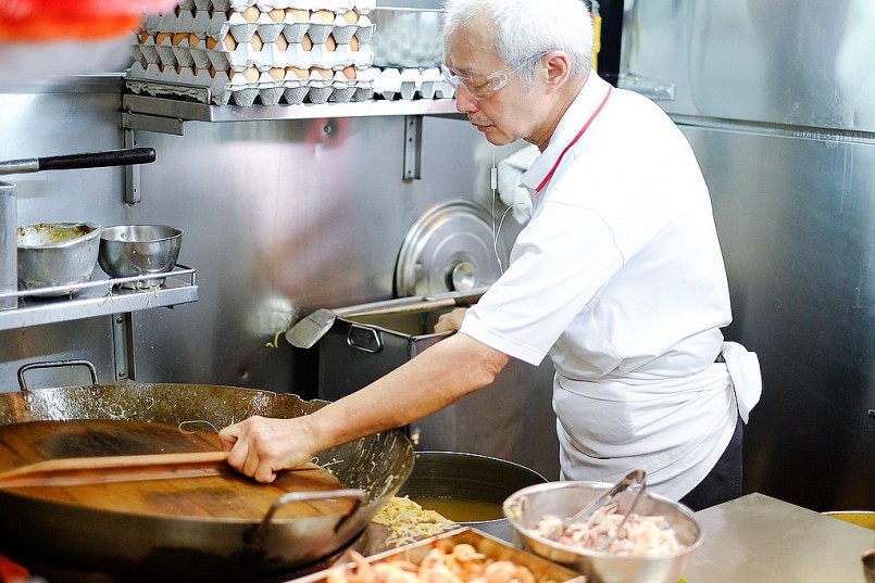 Quầy hàng đạt sao Michelin của cụ ông Toh Seng Wang ở Singapore