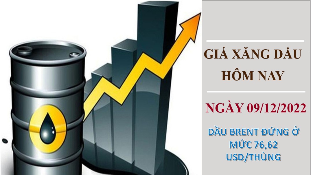 Giá xăng dầu hôm nay 9/12/2022: Giá dầu thô tăng trong phiên