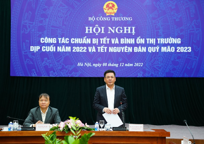 Hội nghị về công tác chuẩn bị Tết, bình ổn thị trường dịp cuối năm 2022 và Tết Quý Mão dưới sự chủ trì của Bộ trưởng Bộ Công Thương Nguyễn Hồng Diên Hội nghị về công tác chuẩn bị Tết, bình ổn thị trường dịp cuối năm 2022 và Tết Quý Mão dưới sự chủ trì của Bộ trưởng Bộ Công Thương Nguyễn Hồng Diên