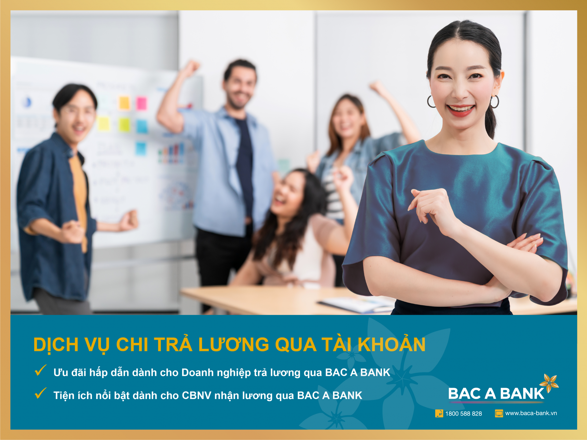 Chi lương an toàn, người lao động nhận vô vàn ưu đãi từ BAC A BANK