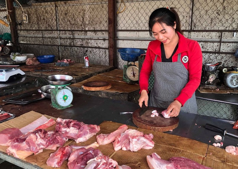 Diễn biến thị trường heo hơi phụ thuộc vào sức tiêu thụ của thị trường nội địa.