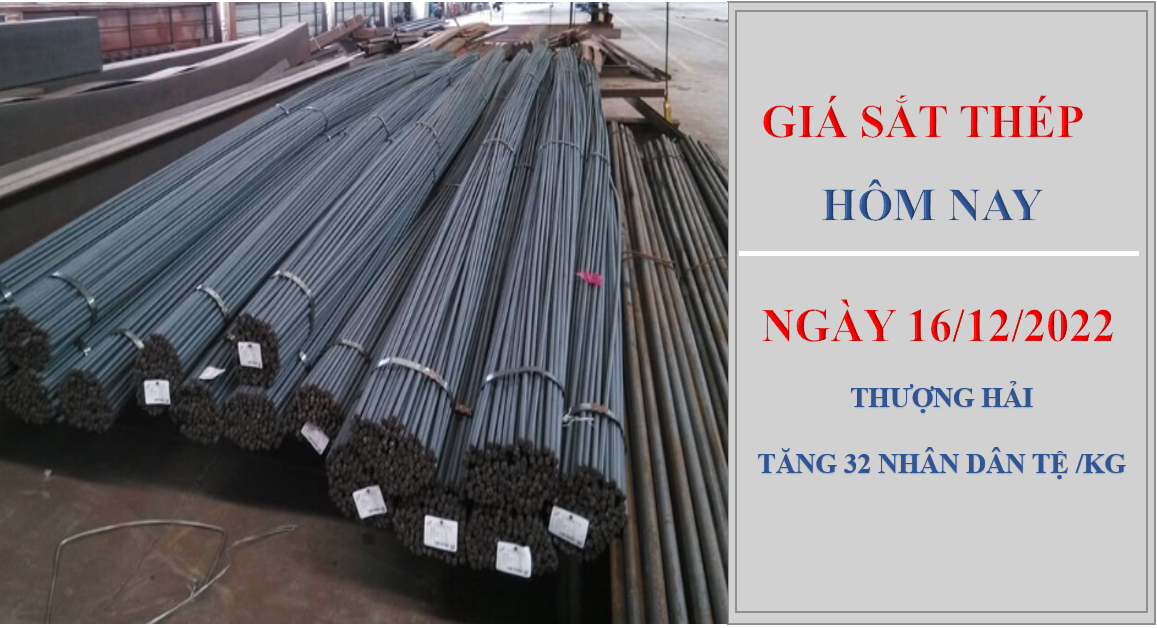 Giá sắt thép hôm nay 16/12/2022: Tiếp tục tăng nóng trên sàn Thượng Hải