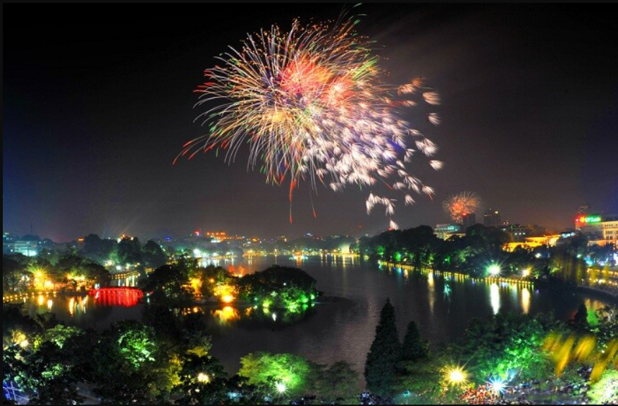 Hà Nội sẽ bắn pháo hoa ở 30 quận, huyện, thị xã trong đêm Giao thừa