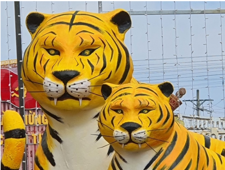 Linh vật hổ tại Bạc Liêu Linh vật hổ tại Bạc Liêu