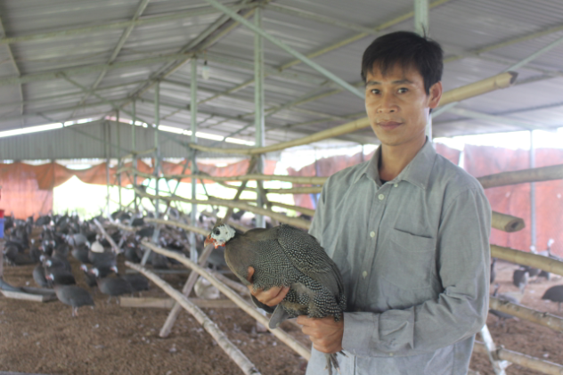 Anh Nguyễn Trọng Thuân - chủ trang trại gà sao Anh Nguyễn Trọng Thuân - chủ trang trại gà sao