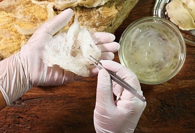 Có nhiều cách để nhận biết và phân biệt yến sào thật với yến sào giả làm từ bột rau câu.