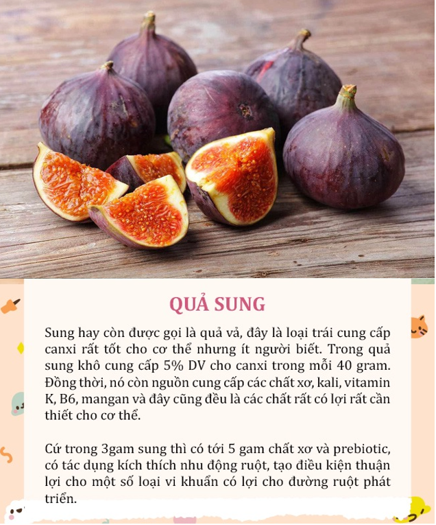 5 loại quả "thần kỳ" giàu canxi hơn sữa, con ăn nhiều nhanh cao