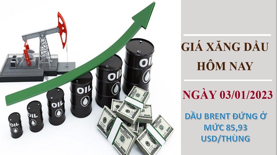 Giá dầu Brent neo ở mức 85,93 USD/thùng