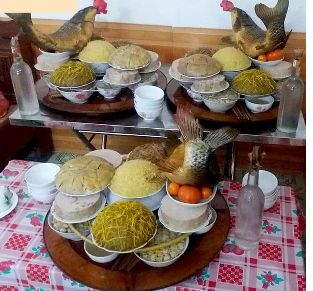 Một nghi thức trong tục lên lão ở làng Diệc