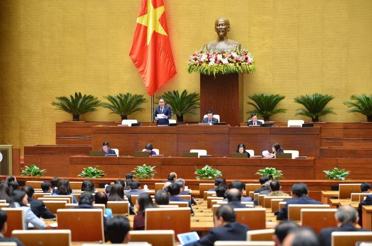 Phó Chủ tịch Thường trực Quốc hội Trần Thanh Mẫn điều hành Phiên họp chiều ngày 07/01/2023