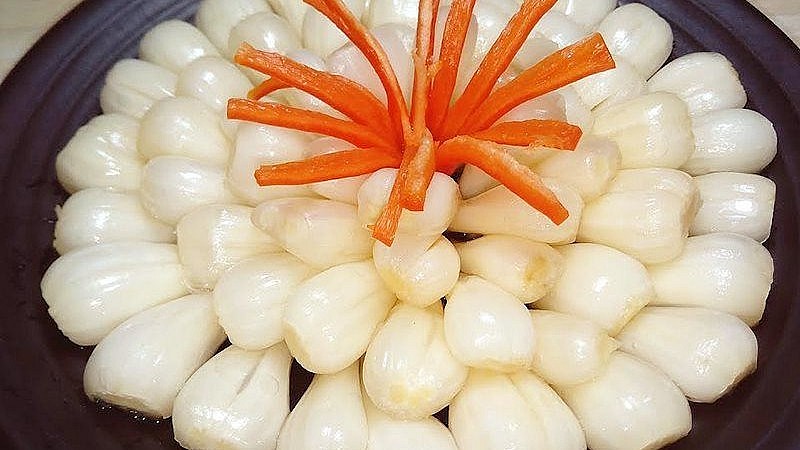 Kiệu muối chua, món ăn không thể thiếu dịp Tết