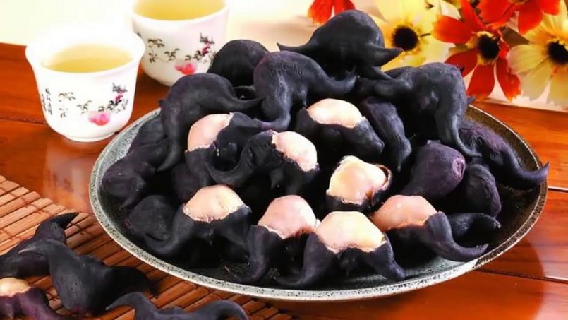 Củ ấu luộc ăn rất bùi và ngon