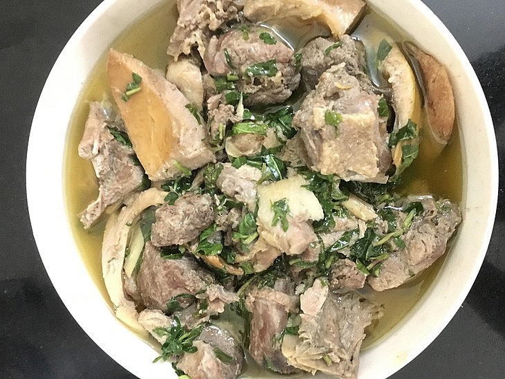 vịt già om trái sổ