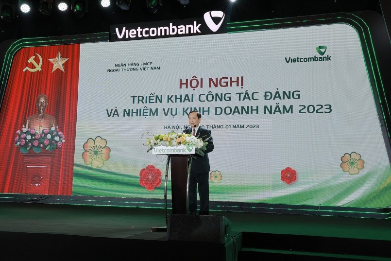 Vietcombank tổ chức thành công Hội nghị triển khai công tác Đảng và nhiệm vụ kinh doanh năm 2023