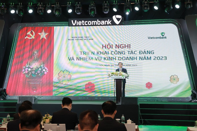 Vietcombank tổ chức thành công Hội nghị triển khai công tác Đảng và nhiệm vụ kinh doanh năm 2023