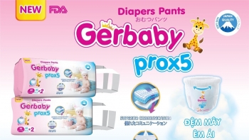 Chọn bỉm Gerbaby Prox5 - hợp ý bé, chiều lòng mẹ