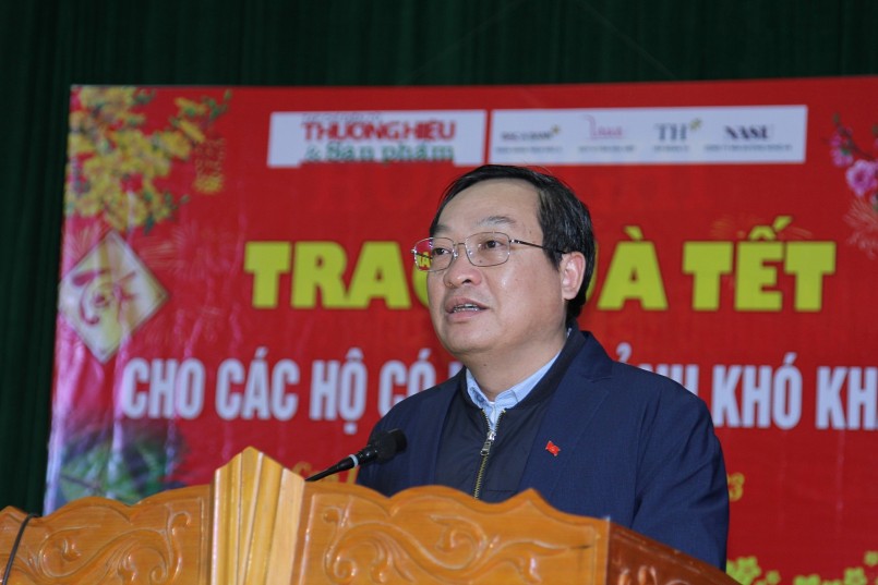 Hà Tĩnh: TCĐT Thương hiệu & Sản Phẩm phối hợp tổ chức chương trình tết vì người nghèo