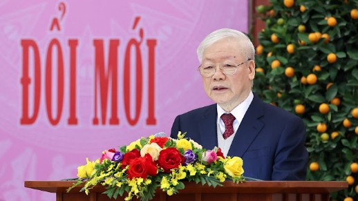Toàn văn chúc Tết của Tổng Bí thư gửi đến lãnh đạo, nguyên lãnh đạo Đảng, Nhà nước