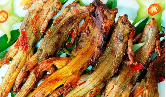 Dông cát nướng muối ớt Dông cát nướng muối ớt