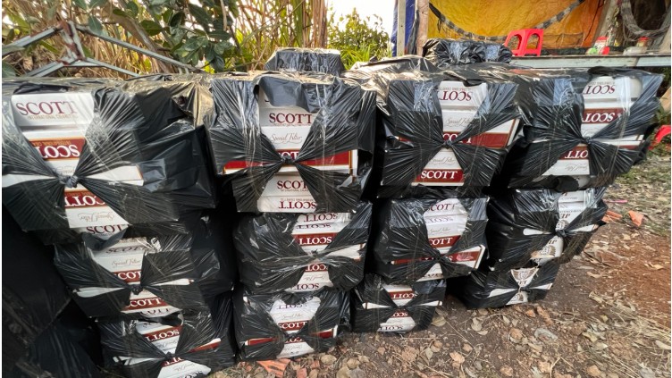 Tây Ninh: Khởi tố nhóm đối tượng buôn bán lượng lớn thuốc lá nhập lậu