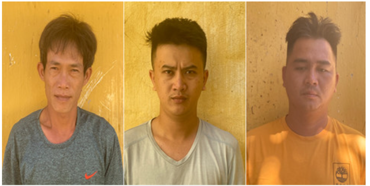 Ba đối tượng vi phạm Ba đối tượng vi phạm