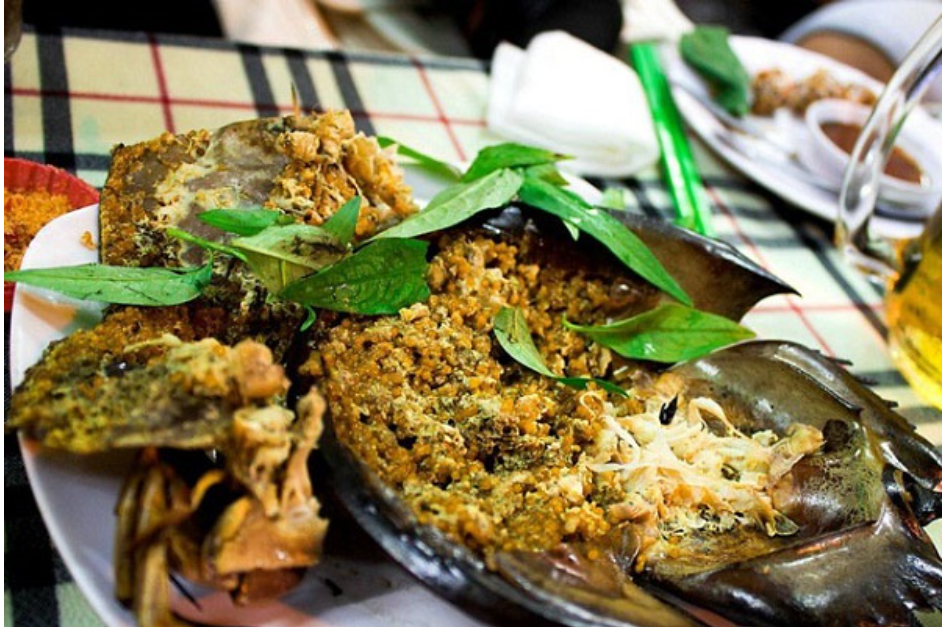 Món sam biển nướng