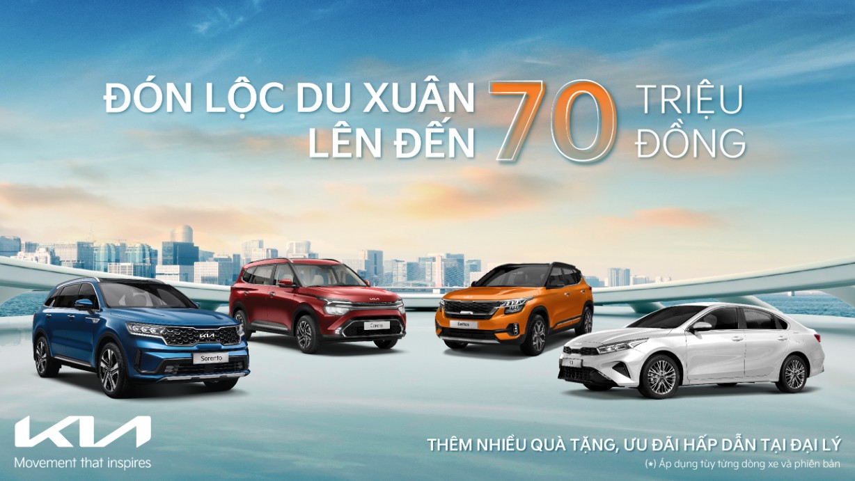 Dòng xe nào của Kia nhận ưu đãi tới 70 triệu đồng?