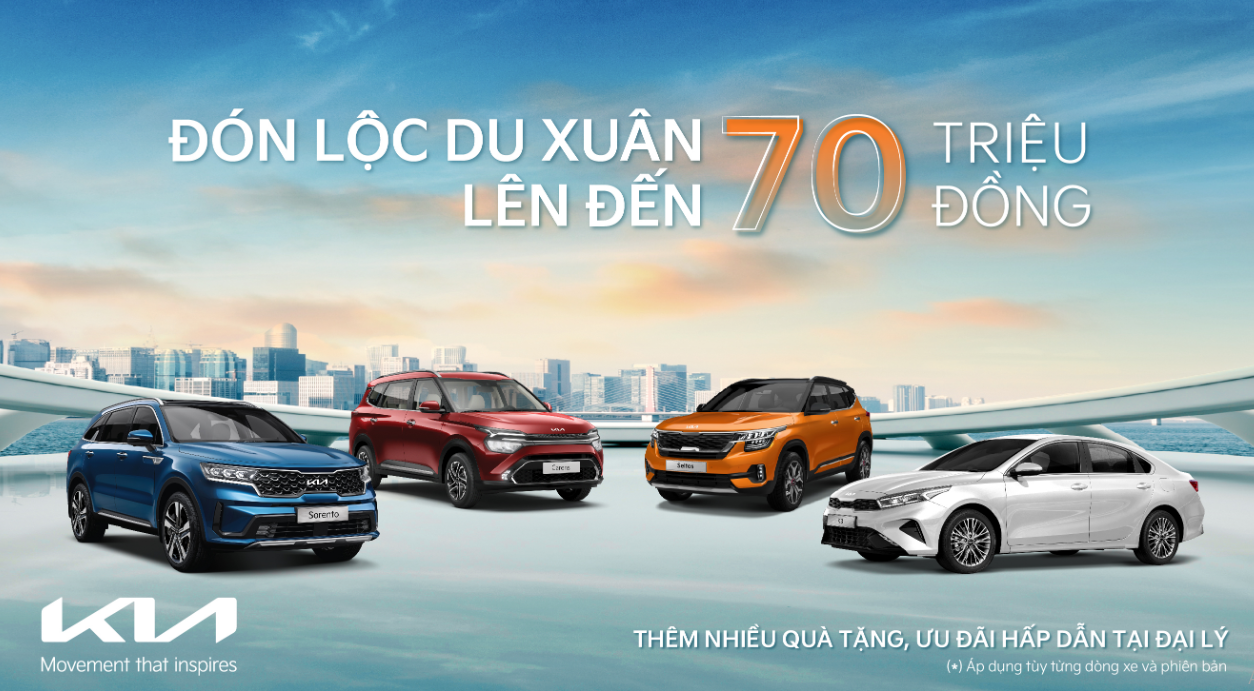 Dòng xe nào của Kia nhận ưu đãi tới 70 triệu đồng?