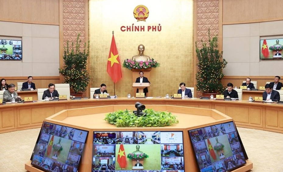 phiên họp Chính phủ thường kỳ tháng 1 năm 2023 trực tuyến với địa phương.