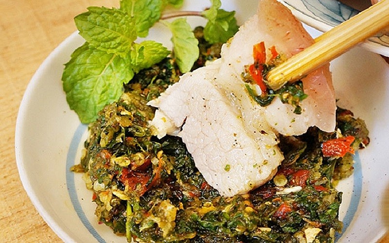 Chẩm chéo thơm nồng