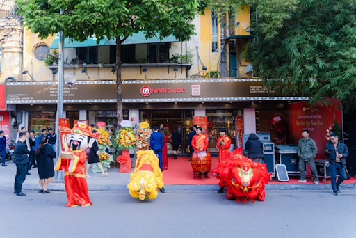 Nam Dược khai trương showroom dược liệu tại 68 Hai Bà Trưng, Hà Nội. 
