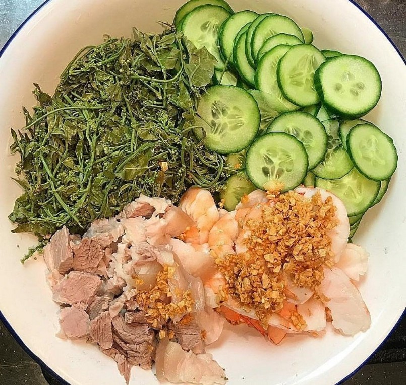 Nguyên liệu chính để làm món gỏi sầu đâu