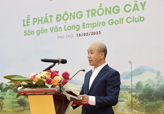Phát động trồng cây phủ xanh 16ha dự án sân golf tại tỉnh Phú Thọ