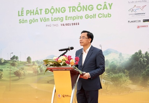 Phát động trồng cây phủ xanh 16ha dự án sân golf tại tỉnh Phú Thọ