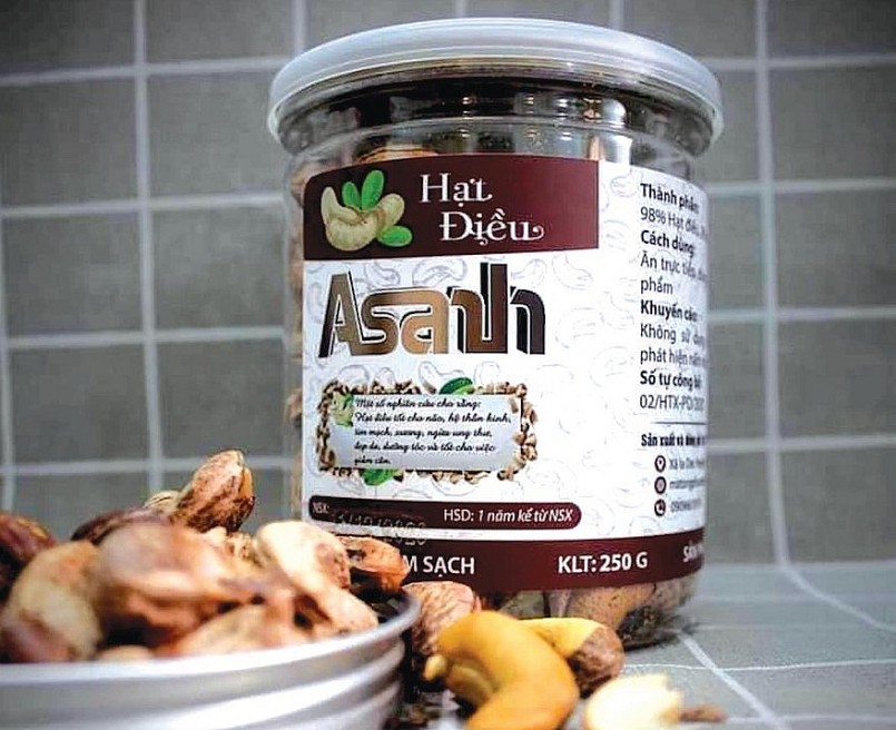 Thương hiệu hạt điều A Sanh của huyện Ia Grai.