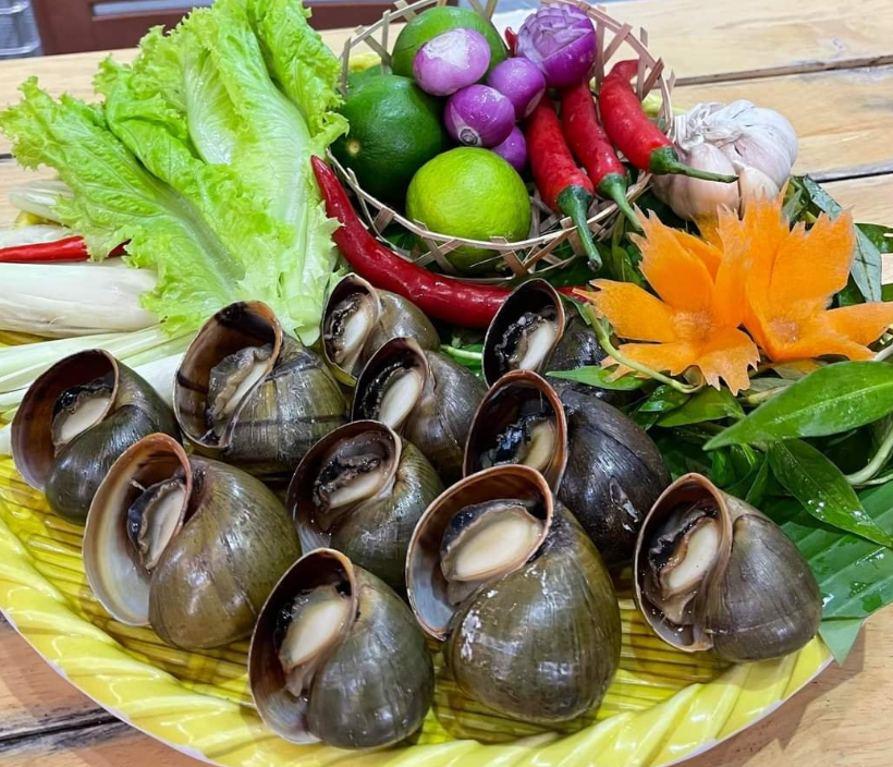 ốc treo giàn bếp, đặc sản nức tiếng miền Tây ốc treo giàn bếp, đặc sản nức tiếng miền Tây