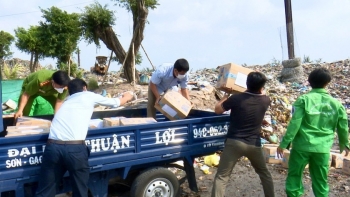 Bạc Liêu: Tiến hành tiêu hủy hàng nghìn hộp nhang muỗi giả mạo
