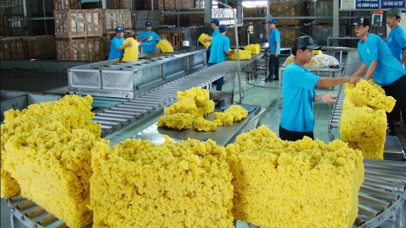 Xuất khẩu cao su tháng 1/2023 giảm sâu