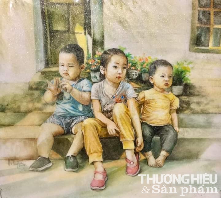 Sản phẩm Tranh bột điệp - Độc đáo từ chất liệu đến nghệ thuật vẽ tranh