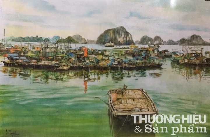 Sản phẩm Tranh bột điệp - Độc đáo từ chất liệu đến nghệ thuật vẽ tranh