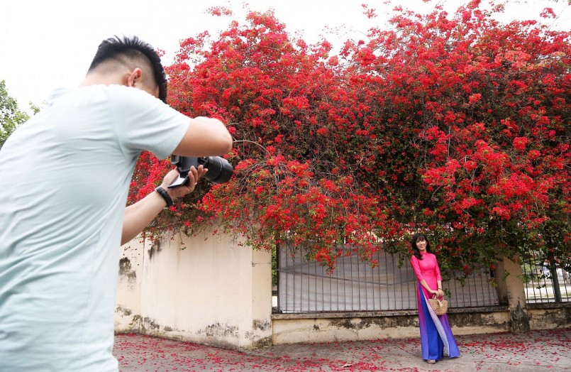 Lần đầu tiên công trường học trở thành điểm check in hót tại TP Tây Ninh.