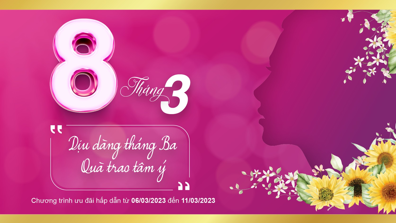 Món quà đặc biệt BAC A BANK dành tặng khách hàng nữ nhân ngày phụ nữ năm 2023