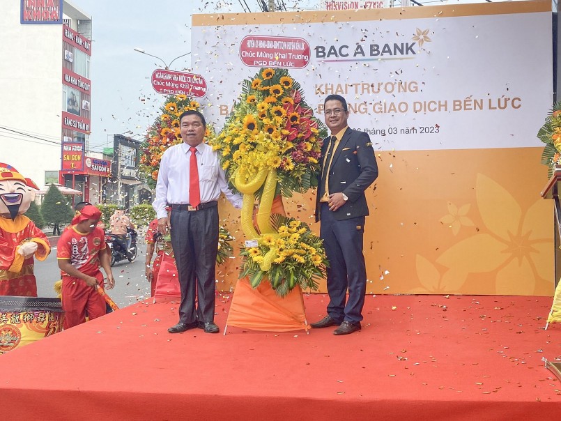 BAC A BANK mở thêm phòng giao dịch mới tại Bến Lức – Long An